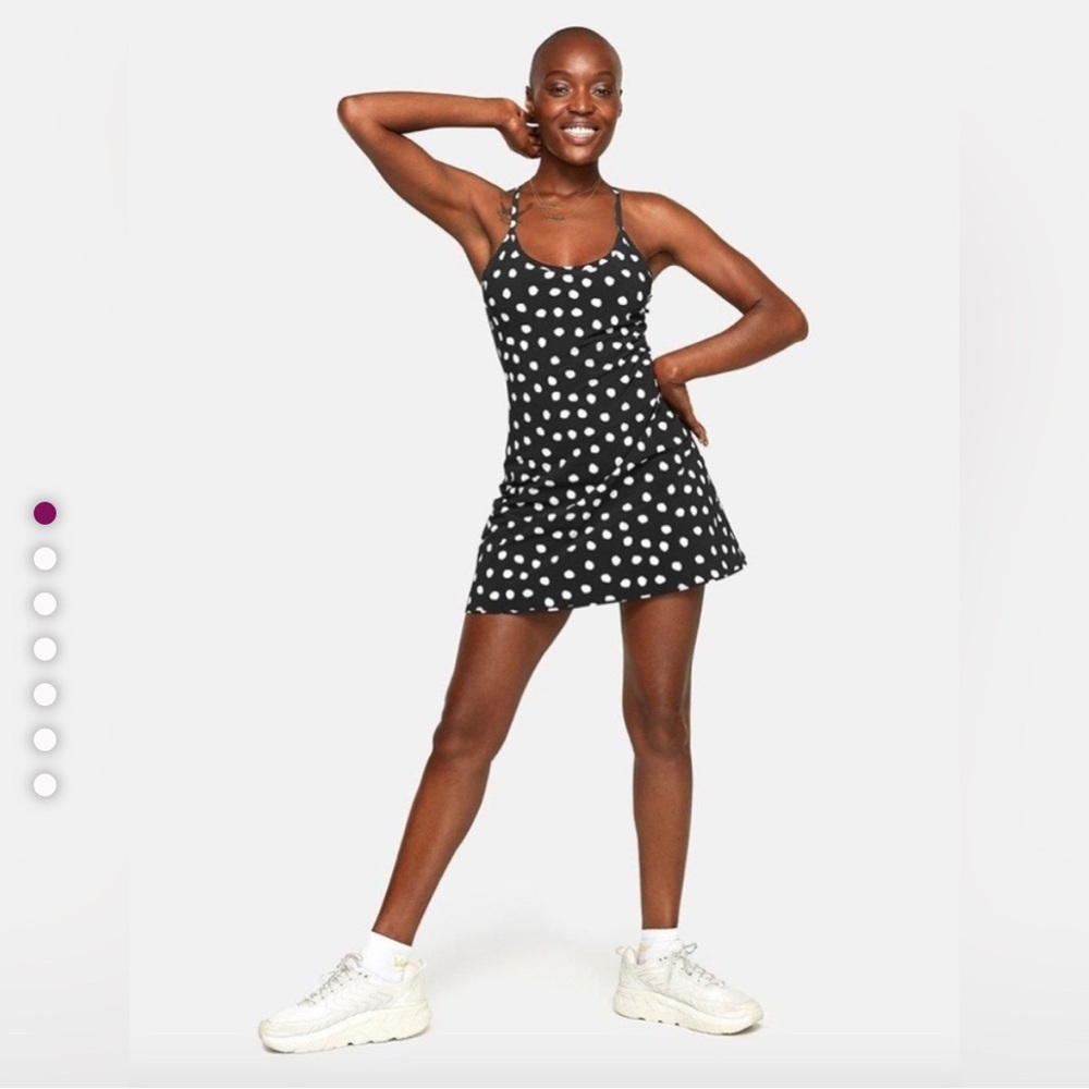 Outdoor Voices the exercise dress polka dot